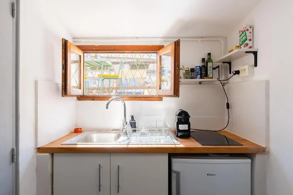 Lejlighed Studio With Sunny Patio In Panier Near Old Port Marseille Frankrig