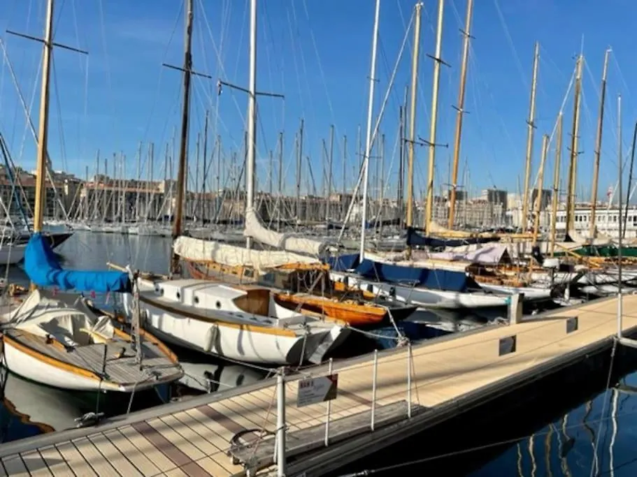 Lejlighed Studio With Sunny Patio In Panier Near Old Port Marseille Frankrig