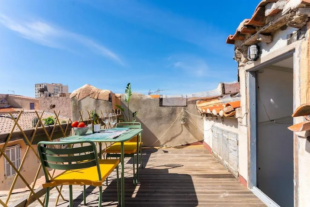 Studio With Sunny Patio In Panier Near Old Port Marseille Lejlighed